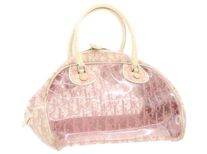 DIOR handbag Pink Cloth  ref.239108