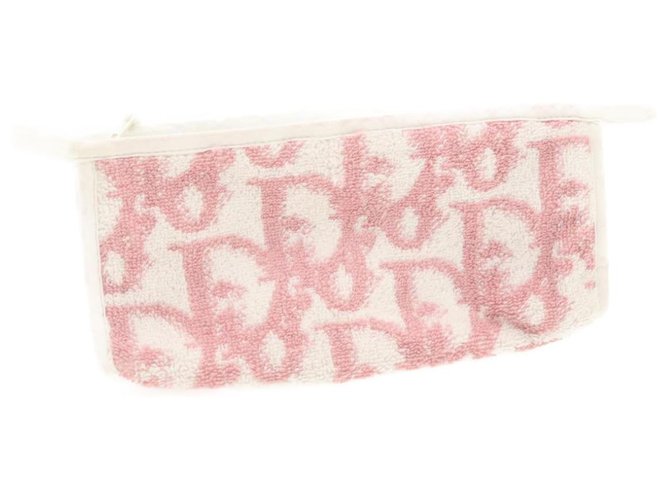 Dior Brieftasche Pink Baumwolle  ref.239128