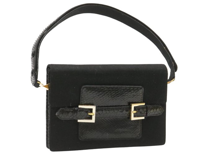 Fendi Shoulder Bag Black Leather  ref.239137