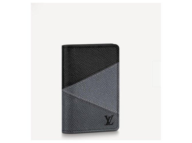 Louis Vuitton Organizer tascabile LV nuovo Grigio Pelle  ref.239236