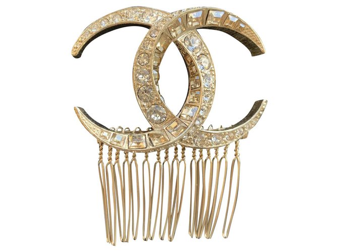 Chanel Hair accessories Golden Vermeil  ref.239403