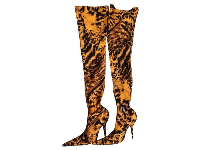 Balenciaga Heels Golden Acrylic  ref.239536