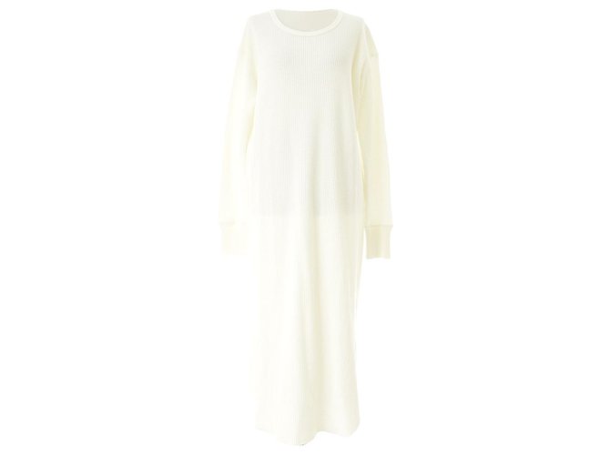 Autre Marque Iena Slobe - Oversize Cotton Maxi Dress Cream  ref.239618