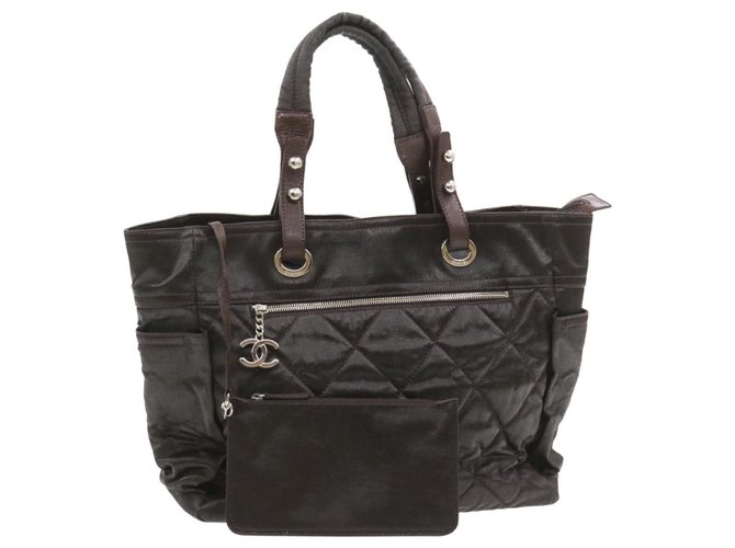 Chanel tote bag Black Cloth  ref.239743