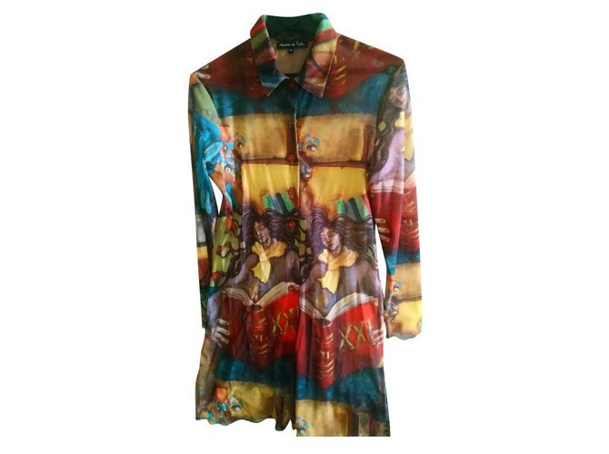 Autre Marque chemise Aventures des toiles Polyester Multicolore  ref.239954