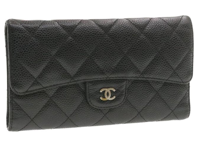 Chanel wallet Black Leather  ref.239964