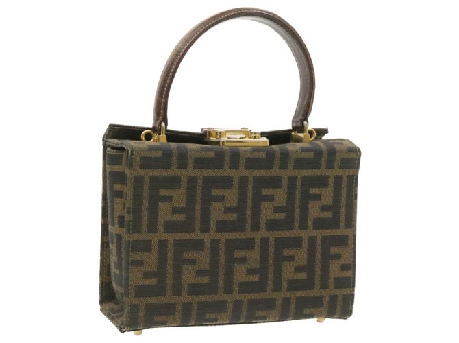 Fendi handbag Brown Cloth  ref.239976