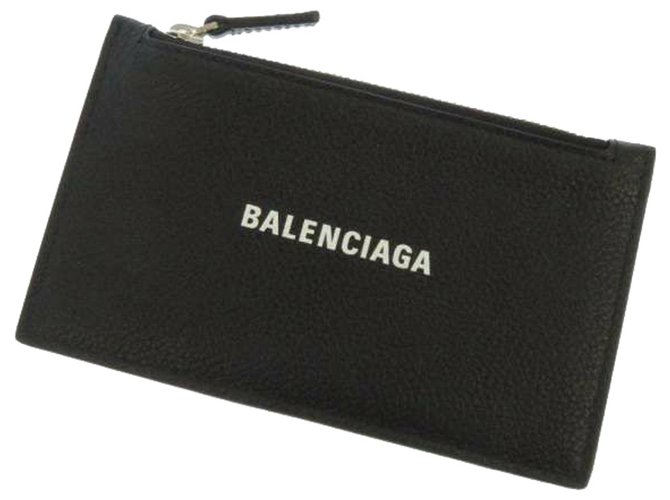Balenciaga Black Everyday Leather Pouch Pony-style calfskin  ref.240019