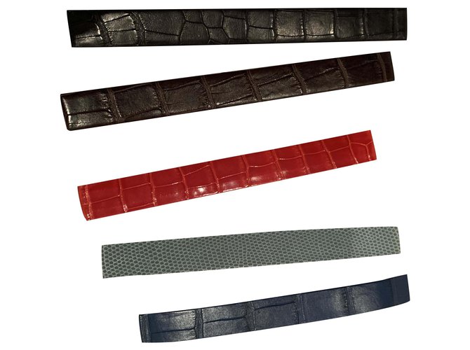 Van Cleef & Arpels Watch strap Multiple colors Leather  ref.240101