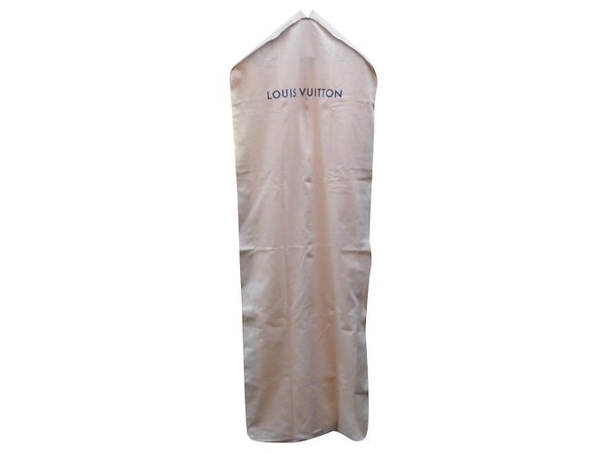 Louis Vuitton Funda para Ropa de Algodón Beige
