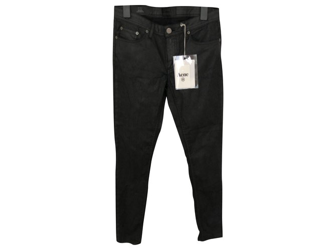 Jeans skinny neri di Acne Studios Nero Giovanni  ref.240435