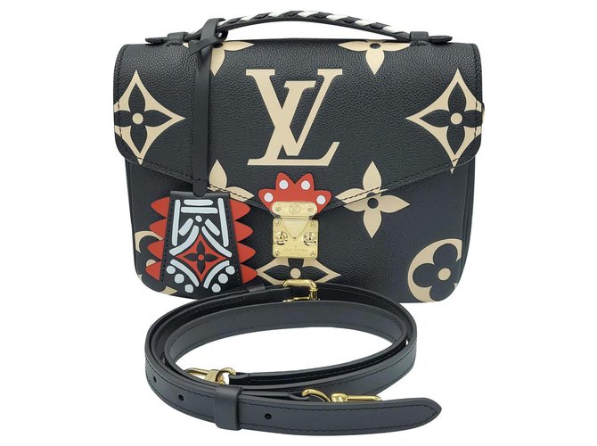 Louis Vuitton Handbags Black Leather  ref.240469