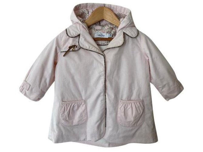 Baby Dior Coat Pink Cotton  ref.240481