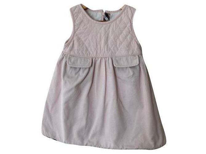 Burberry Samtkleid Rosa 18 Monate Pink