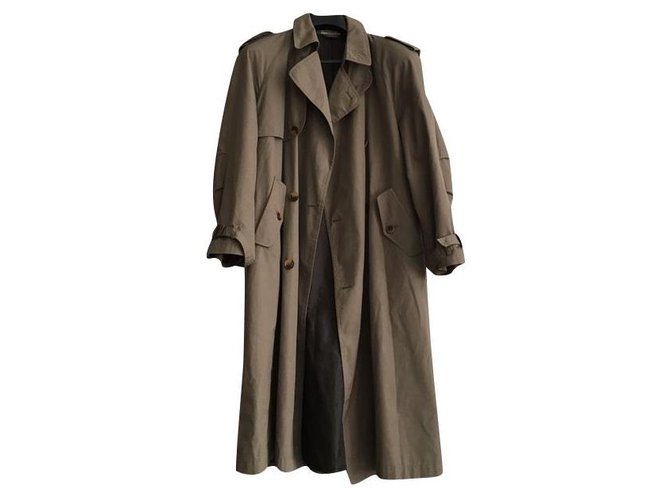 Burberry Trench vintage Beige Cotone  ref.240488