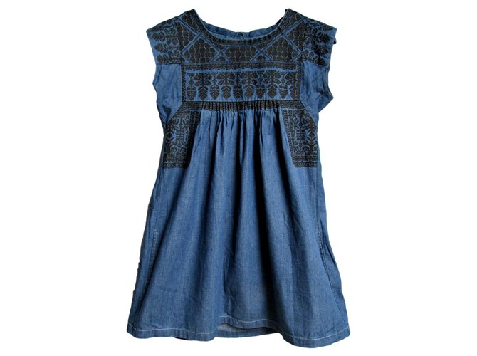 Isabel Marant Etoile Dresses Blue Cotton  ref.240522
