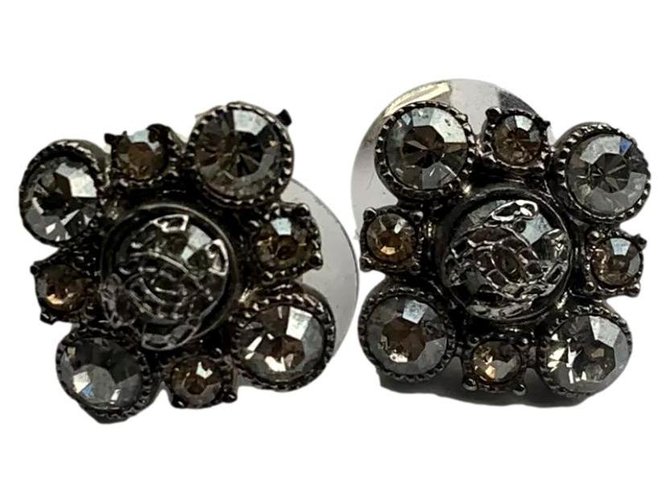 Chanel Earrings Silver hardware Metal  ref.240607