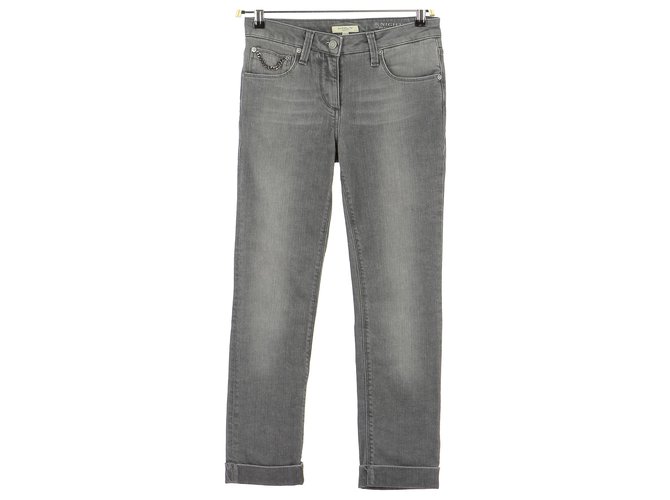 Burberry Jeans Grau Baumwolle  ref.240615