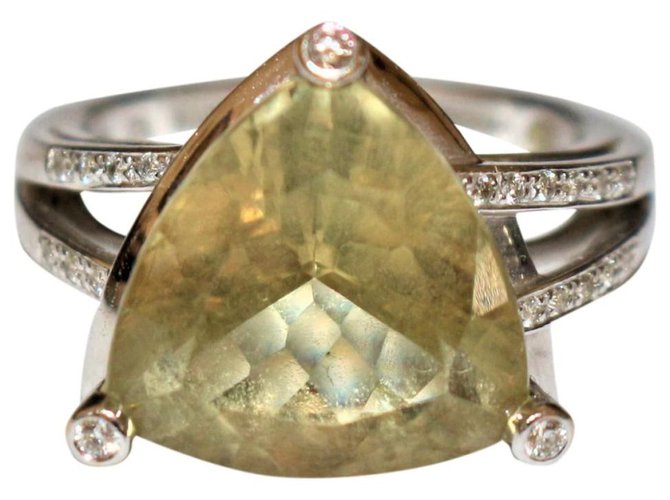 Mauboussin My colors to you, Citrine Silvery White gold  ref.240634