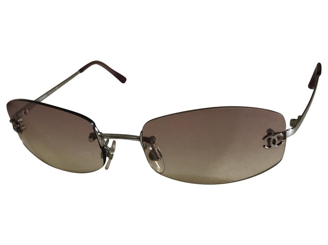 Chanel Sunglasses Pink Metal  ref.240708