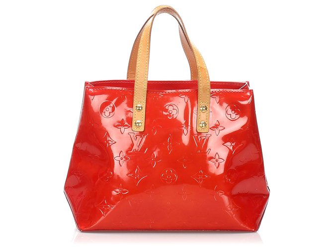 Louis Vuitton Red Vernis Reade PM Leather Patent leather  ref.240880