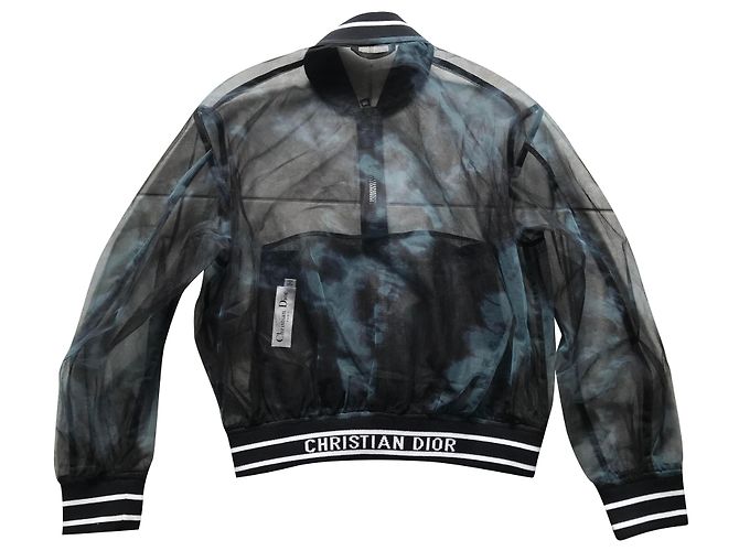 Cravatta nera Dior e bomber Dior