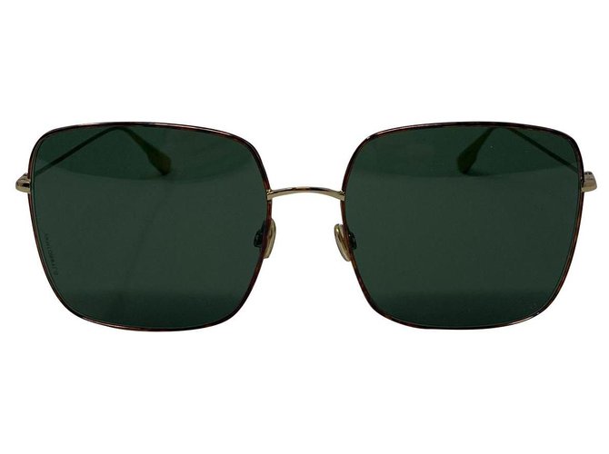 DiorStellaire1 Sunglasses Brown Gold hardware Metal  ref.241070