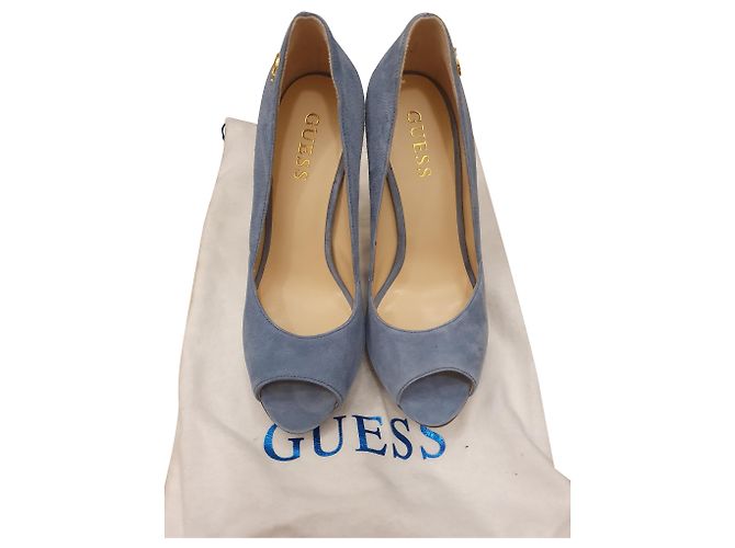 Escarpins Guess en daim bleu clair Taille 36