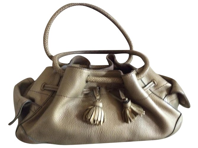 Cole Haan Handbags Khaki Leather  ref.241229