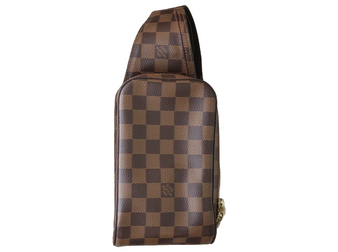 Louis Vuitton Geronimo Brown Cloth ref.241246 - Joli Closet