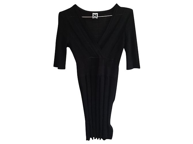 M Missoni Kleid Schwarz Gemustert