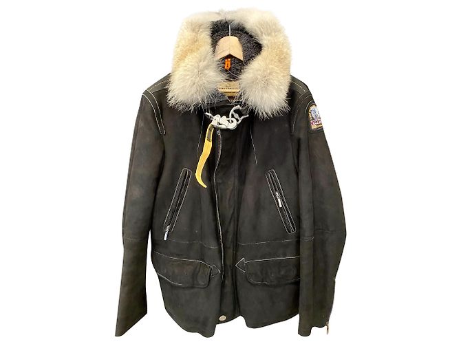 Parajumpers SHEARLING-JACKE MIT FOX FUR