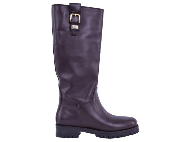 Dolce & Gabbana Boots Brown Leather  ref.241493