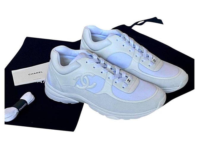 Chanel sneakers Blanc  ref.241556