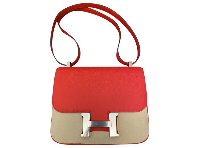 Hermès Hermes Constance 24 Rot Leder  ref.241588