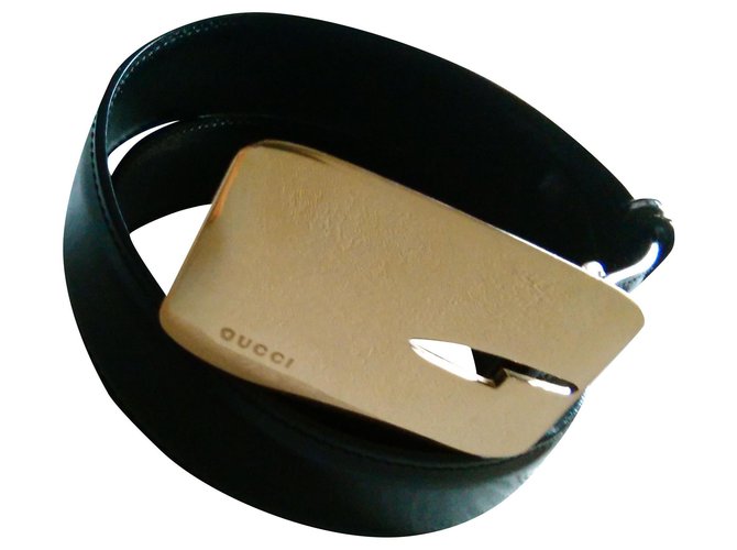 Gucci Leather Belt Black  ref.241605