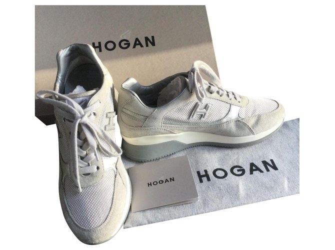 Hogan Sneakers Grey Deerskin  ref.241684