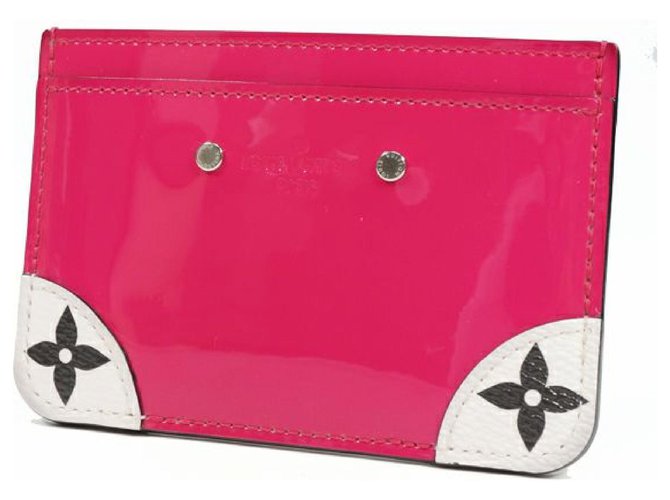 Louis Vuitton poruto Cartes Sun pull Womens card case M67639 Berlingo Patent leather  ref.241819