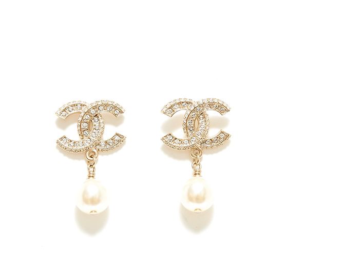 Chanel GOLDEN CC RHINESTONE M PEARL