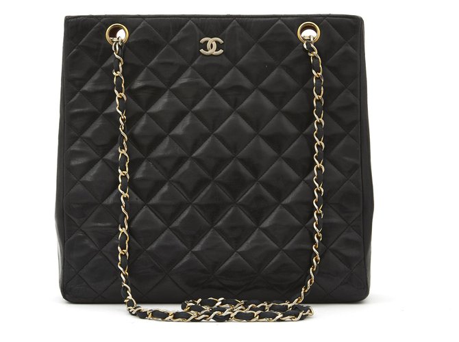 Chanel CLASSIC TIMELESS RADIO Black Leather  ref.241926