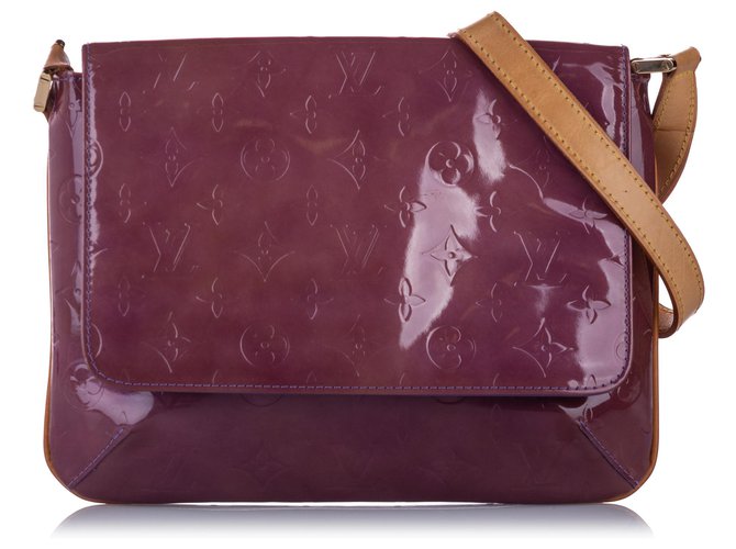 Louis Vuitton Purple Patent Leather Adjustable Shoulder Bag Strap