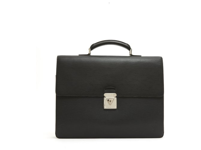 Louis Vuitton BLACK EPI AMBASSADOR Leather ref.242217 - Joli Closet