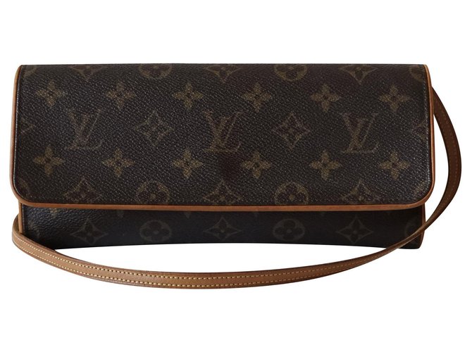 Louis Vuitton Handtaschen Braun Leinwand  ref.242230