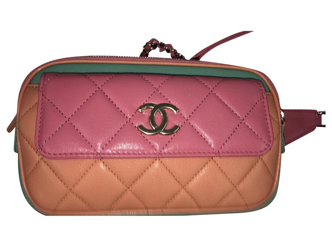 Timeless Chanel Multicolored Banana Multiple colors Leather  ref.242245