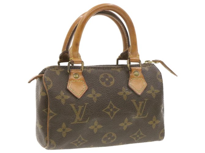 Louis Vuitton Speedy Brown Cloth  ref.242276