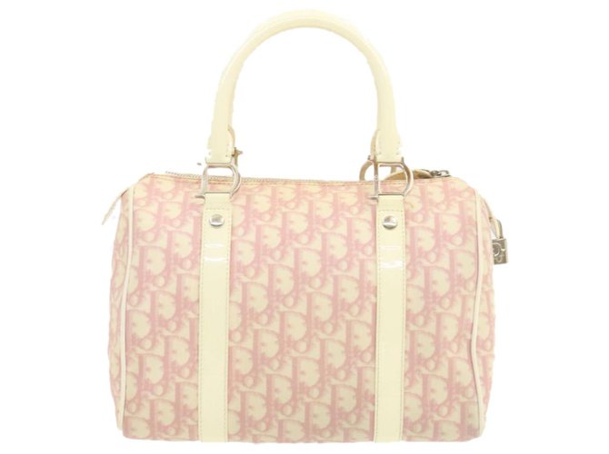 DIOR handbag Pink Cloth  ref.242286