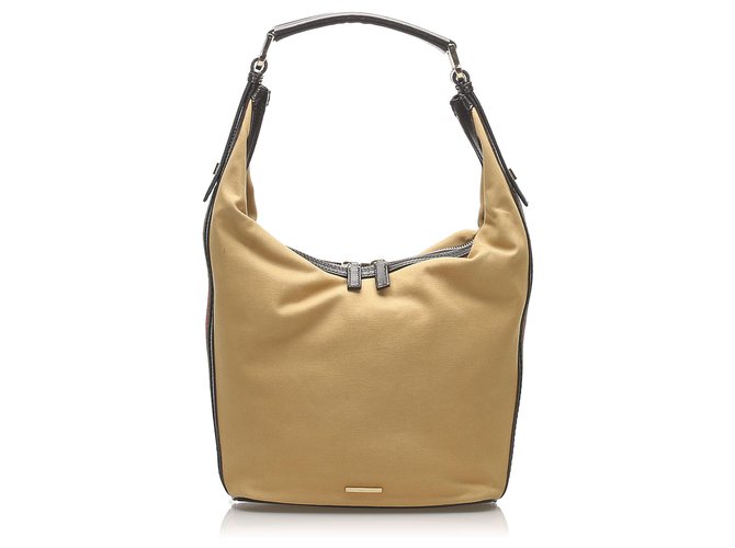 Gucci Brown Canvas Shoulder Bag Light brown Cloth Cloth  ref.242336