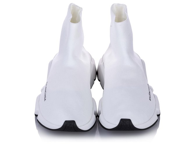 Balenciaga White Speed LT Sneakers Cloth  ref.242344