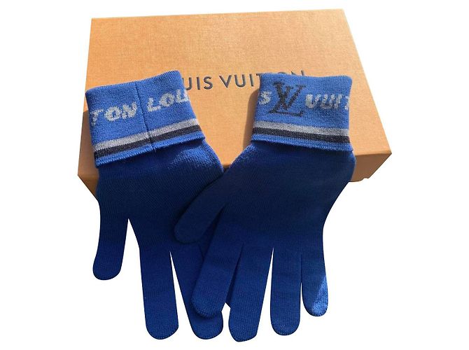 Louis Vuitton Gloves Light blue