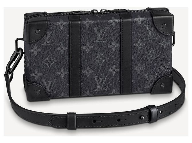 Cartera Louis Vuitton Monogram Eclipse Gris Cuero